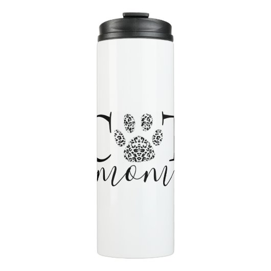 猫のママの絵柄 タンブラー (正面)