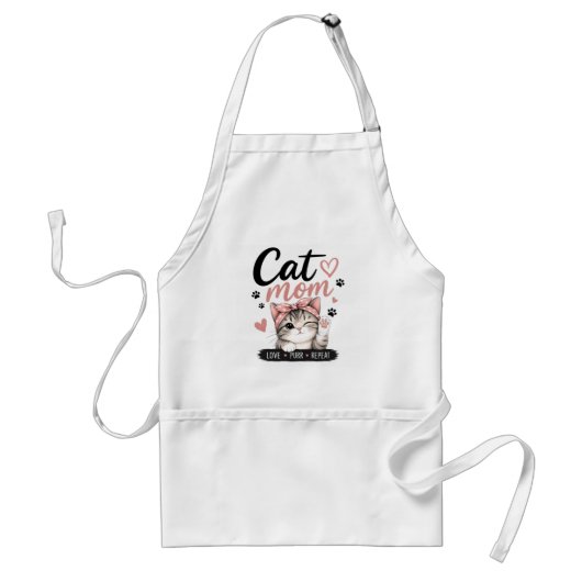 猫のママエプロン スタンダードエプロン (正面)