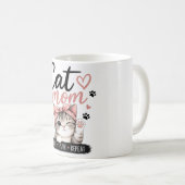 猫のマママグ コーヒーマグカップ (正面右)