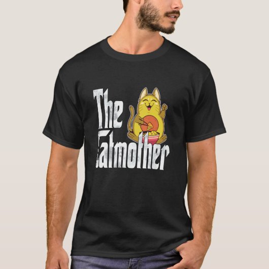 猫のママ ねこママ 育猫 ネコのお母さん Tシャツ (正面)