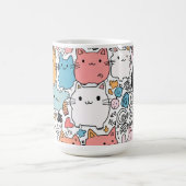 猫のママ コーヒーマグカップ (中央)