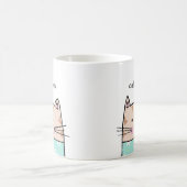 猫のママ コーヒーマグカップ (中央)