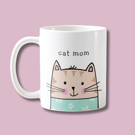 猫のママ コーヒーマグカップ