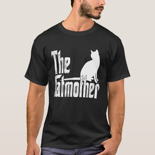 猫のママ ネコのお母さん 猫母 7 Tシャツ (正面)