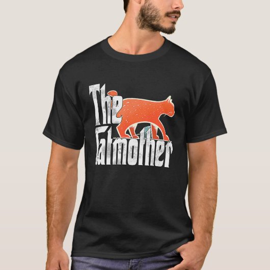 猫のママ ネコママ 猫の母 キティママ 2 Tシャツ (正面)