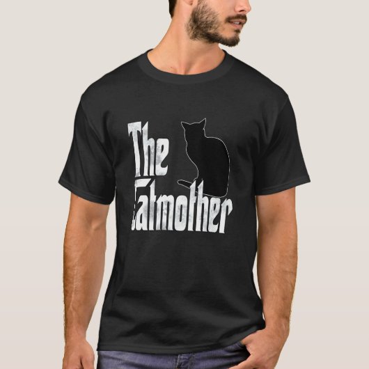 猫のママ ネコ母 猫のお母さん 黒猫の母 キティママ 4 Tシャツ (正面)