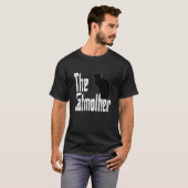 猫のママ ネコ母 猫のお母さん 黒猫の母 キティママ 4 Tシャツ (正面フル)