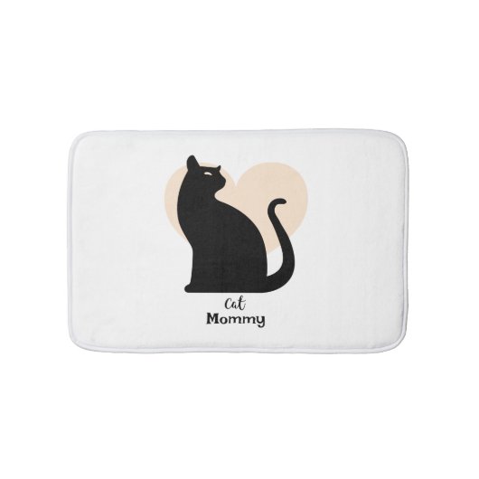猫のママ バスマット (正面)