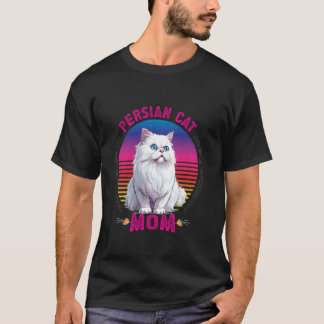 猫のママ ペルシャ猫 ママ 女性 ギフト Tシャツ