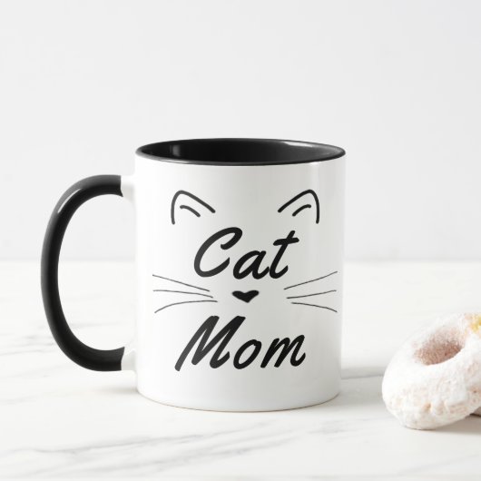 猫のママ マグカップ (ドーナツ)