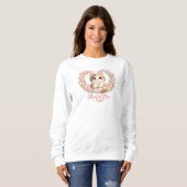 猫のママ 母の日Tシャツ スウェットシャツ (正面フル)
