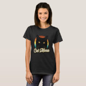 猫のママ、猫マニア Tシャツ (正面フル)
