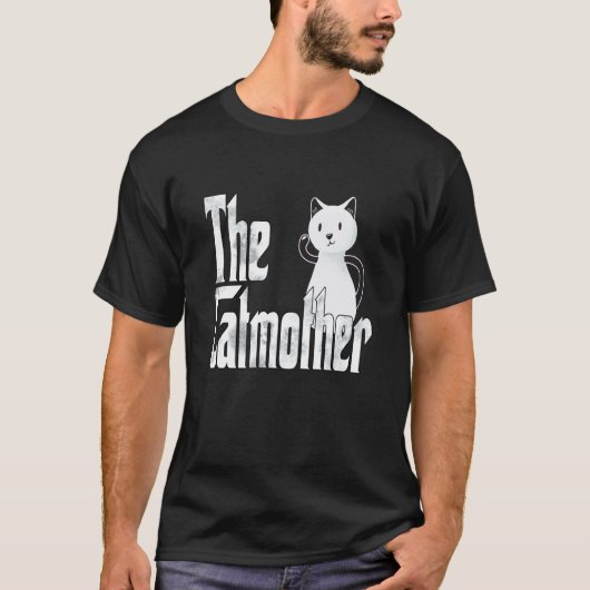 猫のママ 猫母さん かわいい猫のお母さん 子猫のママ Tシャツ (正面)