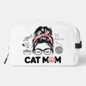 "猫のママ" 面白い かわいい 猫好き 女性用 ドップキット (裏面)