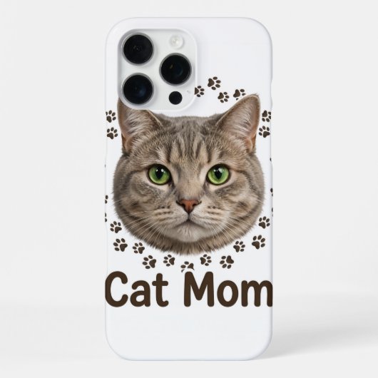 猫のママ iPhone 16 Pro Max カバー (裏面)