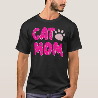 猫のママ Tシャツ