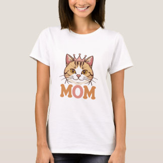 猫のママ Tシャツ