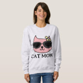 猫のママ Tシャツ スウェットシャツ Tシャツ (正面フル)