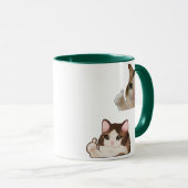 猫のミーム いいね 面白いOK 猫のミーム 子猫 マグカップ (正面右)