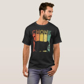 猫のミーム ビンテージ チャンク猫 ネコ Tシャツ (正面フル)