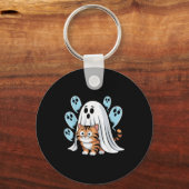 猫のミーム 楽しいソキーハロウィン 猫 キーホルダー (正面)