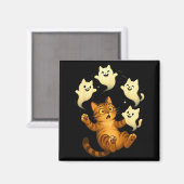 猫のミーム 楽しいソッキー ハロウィン キティ マグネット (正面/裏面)