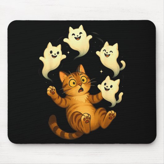 猫のミーム 面白い Soky ハロウィン キティ マウスパッド (正面)