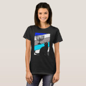 猫のメノーラー ハヌカ 猫の日 チャヌカ ユダヤ Tシャツ (正面フル)