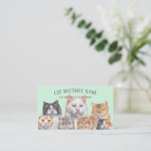 猫のメモリアルアーティストの思い出の品 名刺 (スタンド正面)