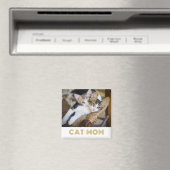 猫のモダンママの写真 マグネット (インサイチュ (食洗機))