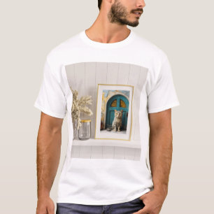 猫のモダン芸術品 Tシャツ