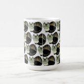 猫のモチーフのコーヒー・マグ コーヒーマグカップ (中央)