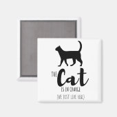 猫のユーモアを交えて担当している マグネット (正面/裏面)