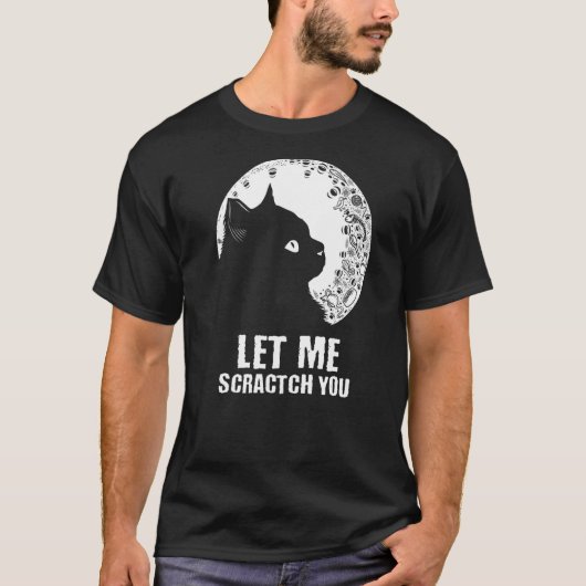 猫のユーモア猫のジョークを言わせてくれ Tシャツ (正面)