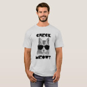 猫のユーモア Tシャツ (正面フル)