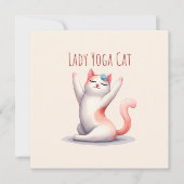 猫のヨガポーズ - レディヨガキャット (正面)