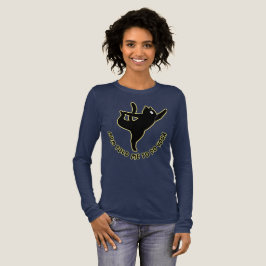 猫のヨガTシャツデザイン トライブレンドTシャツ