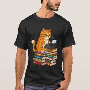 猫のライター 笑う 出版 著者 図書館 子猫 C Tシャツ