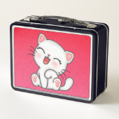 猫のランチボックス メタルランチボックス (裏面)