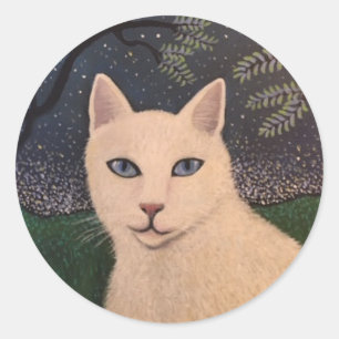 猫のランボ ラウンドシール