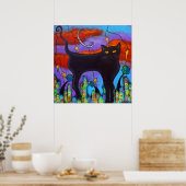 猫のルールのポスター ポスター (キッチン)