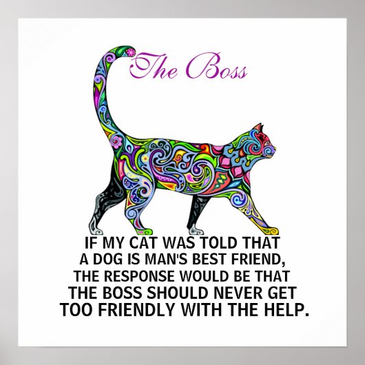 猫のルール – theボス- Poster - srf ポスター (正面)