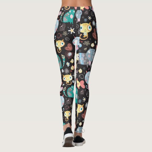 猫のレギンス レギンス (裏面)