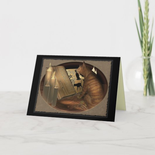 猫のレッスンの調査 カード (正面)