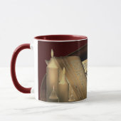 猫のレッスンの調査 マグカップ (左)