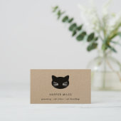 猫のロ素朴ゴ·キャット·シッター 名刺 (スタンド正面)