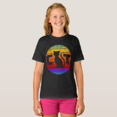 猫のヴィンテージ Tシャツ (正面フル)