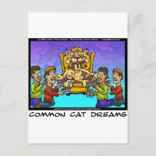 猫の一般的な夢の面白いギフトTシャツとコレクション ポストカード