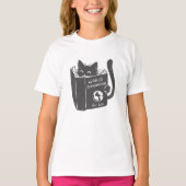猫の世界の支配 – バックカラーを選択 Tシャツ (正面)