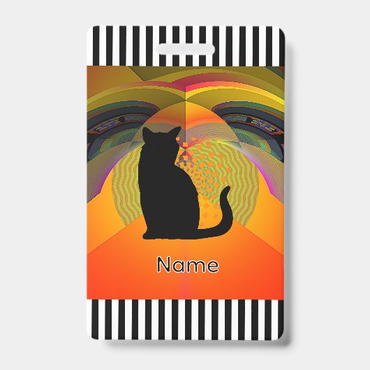 猫の世界 バッジ (正面)